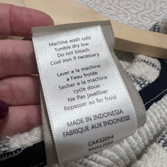 Anthropologie DOLAN Left Coast Striped Crop Top Coastal Chic Nautical Clean - Picture 10 of 10